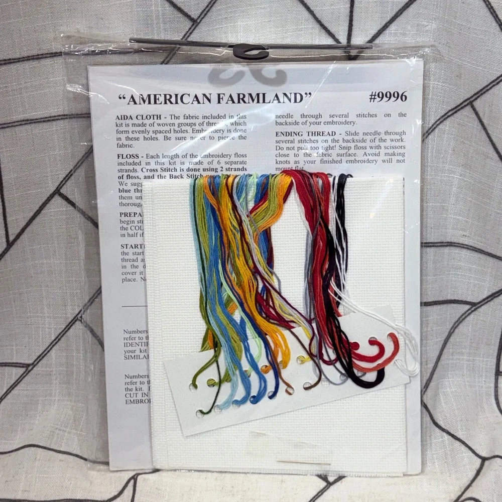 Design Works‎ Cross Stitch Kit 10x13 Multicolor American Farmland God's Country